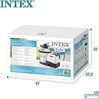 Пісочний фільтр насос для басейнів Intex 26642 Kristal Clear, 2000 л/год, 6 кг, фільтраційне встановлення