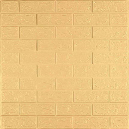 Панель стінова 3D 700х770х2мм Жовто-пісочний SW-00001909, фото 1