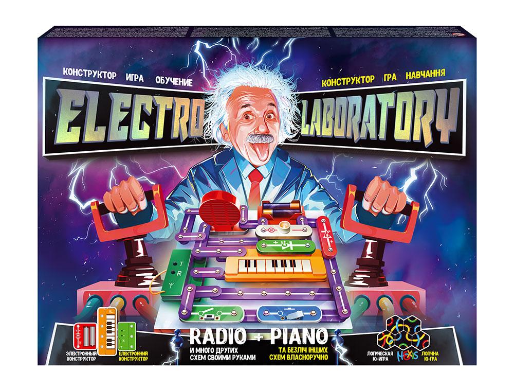 Електронний конструктор "Electro Laboratory. Radio+Piano", в кор. 39,5*29*5см (5шт)