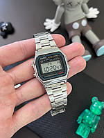 Наручные часы Casio Retro A158W - Серебряные