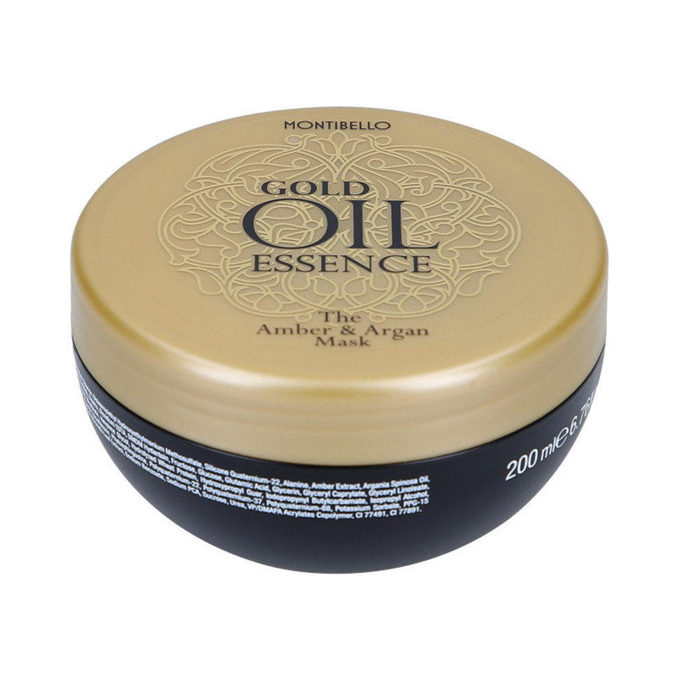 Маска для волосся Montibello Gold Oil Essence Amber And Argan Mask 200 мл, фото 1
