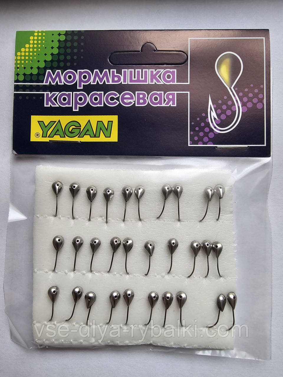 Мормишка карасева YAGAN уралка срібло № 15, фото 1