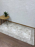 Турецький безворсовий килим  "Бежевий орнамент"