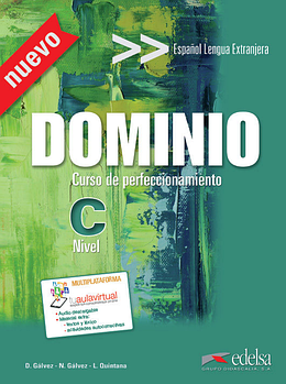 Підручник Dominio: Curso de perfeccionamiento Nuevo Libro del Alumno + CD Audio