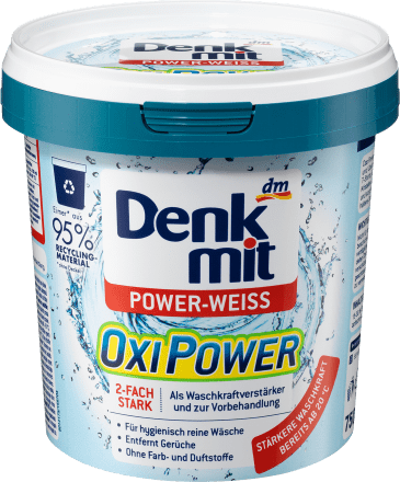 Плямовивідник Denkmit Oxy Power для білої білизни 750 г