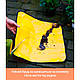 Килимок складаний для посадки кімнатних та садових рослин 50 х 50 см Жовтий, фото 5