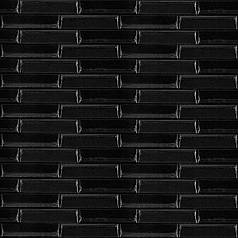 3D панель самоклеюча кладка 700х770х7мм Чорна (038) SW-00000303