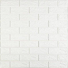 Панель стінова 3D 700х770х2мм Білий SW-00001914