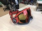 Гірськолижна маска Giro Red Semi Element 2 лінзи Amber Scarlet S2 / Yellow S0, фото 3