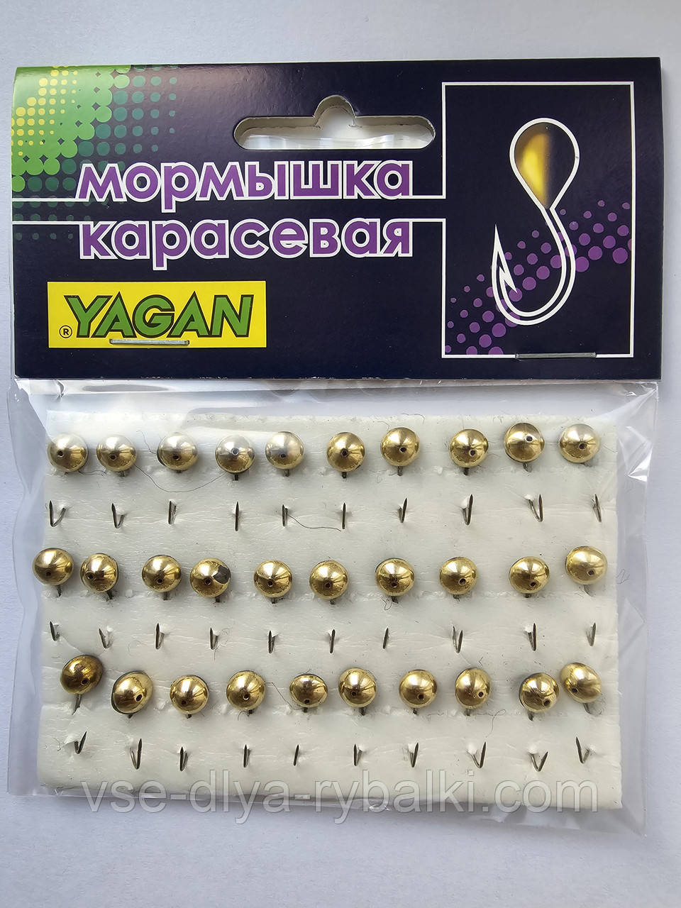 Мормишка карасева YAGAN око золото № 4, фото 1