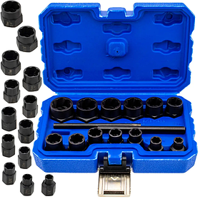 Набір головок для зламаних гайок, болтів ALIHSN6-1915EL AL-FA 15 Шт