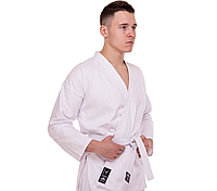 Куртка кимоно для карате Matsa 0016 белое 240г/м2 рост 150 см