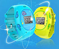 Умные детские смарт часы с сим-картой таймером тревожной кнопкой и GPS-трекером G65 синий, розовый, желтый
