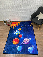 Турецький безворсовий килимок "Космічні пригоди", 160*230 см