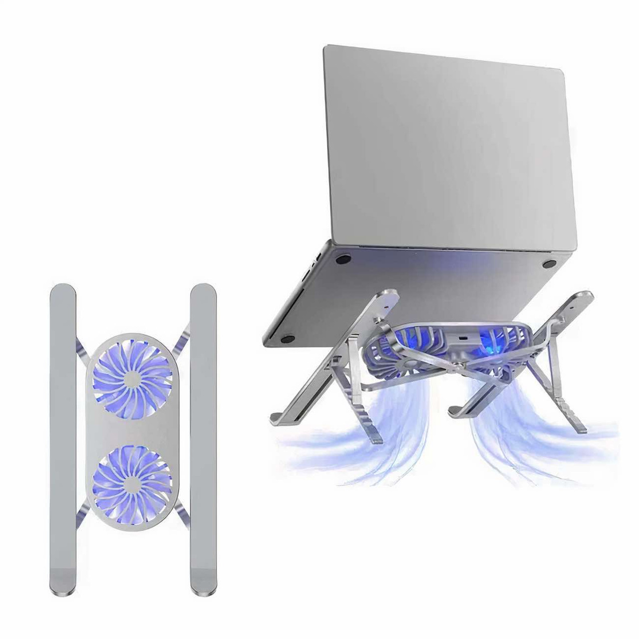 Подставка под ноутбук с вентилятором WIWU, подставка с регулируемым наклоном и охлаждающим кулером - фото 1 - id-p2107594973