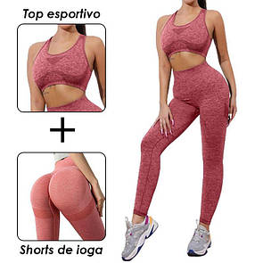 Костюм для фітнесу з утяжкою та пуш ап, Спортивні жіночі лосини для тренувань з push-up