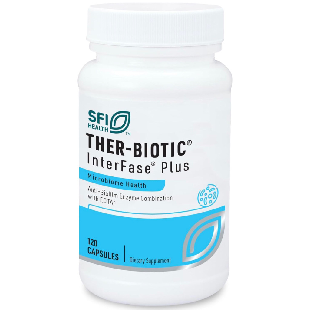 Klaire Interfase Plus THER-BIOTIC Захист від біоплівки Anti-Biofilm + EDTA 120 капсул. BX116, фото 1
