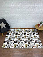 Турецький безворсовий килим для кухні "Лате" 80*230 см