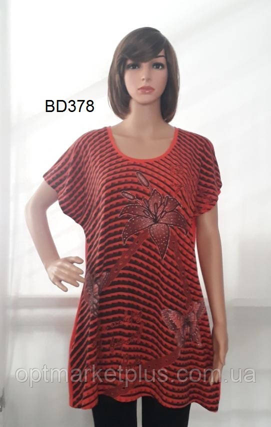 Футболки-туніки жіночі БАТАЛ (5XL-8XL) гуртом купити від складу 7 км Одеса