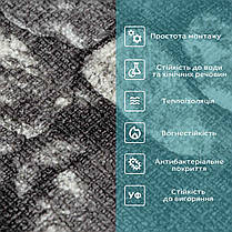 Самоклеючі шпалери 2800х450х1,5мм Сіра цегла SW-00000724, фото 5