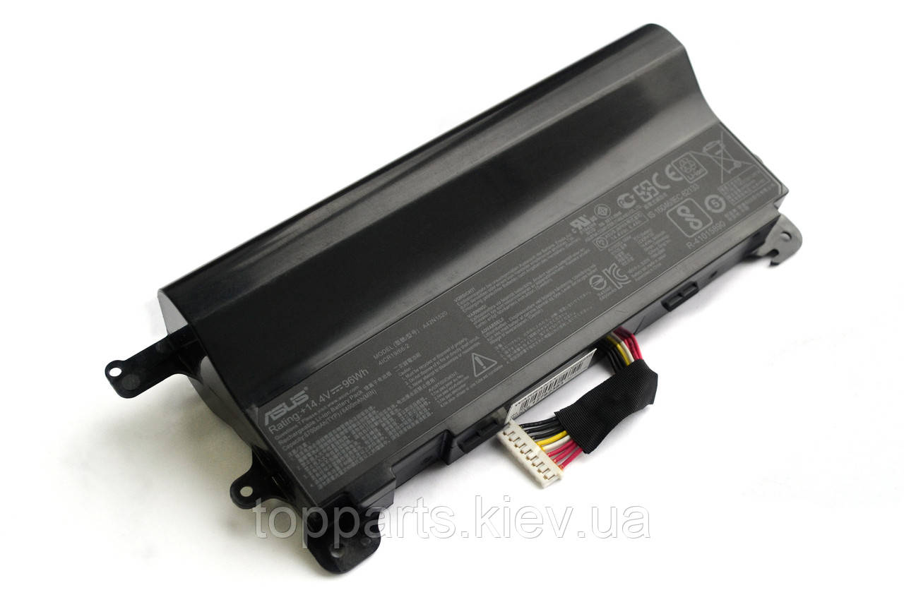 Батарея для ноутбука Asus ROG G752VY A42N1520, 6700mAh (96Wh), 8cell, 14.4V, Li-ion, чорна, ОРИГІНАЛЬНА
