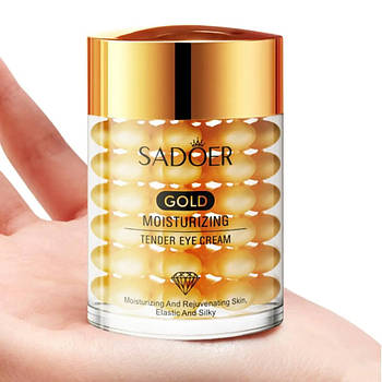 Крем для шкіри навколо очей Sadoer Gold, 60г / Крем від зморшок / Крем навколо очей / Крем під очі