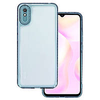 Чохол TPU Starfall Clear для Xiaomi Redmi 9A, Блакитний