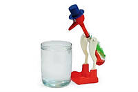 Настольная игрушка-маятник «Пьющая птичка» (NOVELTY DIPPY DRINKING BIRD) вечный маятник