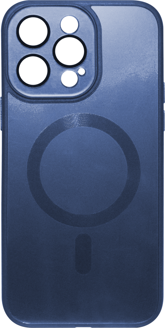 Накладка iPhone 14 Pro deep navy Sapphire Glass MagSafe