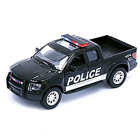 SO Детская модель машинки пикап Ford F-150 SVT Raptor Supercrew Kinsmart KT5365WPR инерционная, 1:40 (Black)