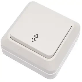 SVT-1810 Вимикач 1-й накладний прохідний (12шт), фото 1