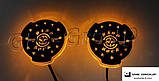 Led емблема універсальна Hard Rock з логотипом жовтого кольору, фото 4