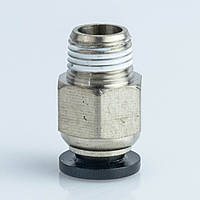 Фітинг пневматичний APC 06-01 прямий під трубку D6, різьблення R 1/8"