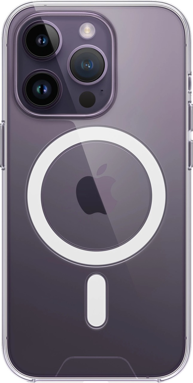 Накладка iPhone 14 Pro clear Space Case TPU MagSafe
