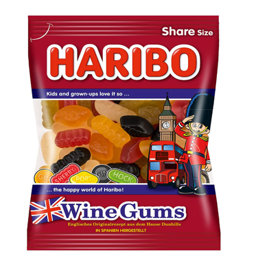 Haribo Wine Gums 175g 1/22