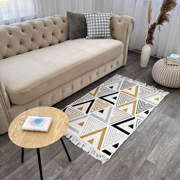 Турецькі килими м'які бавовняні 80х120 см, фото 1