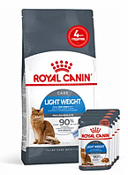 Royal Canin Light Weight Care 1,5кг + 4 пауча корм для кішок зниження ваги