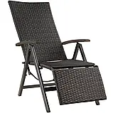 Складне крісло Brisbane з підніжкою алюміній, фото 2