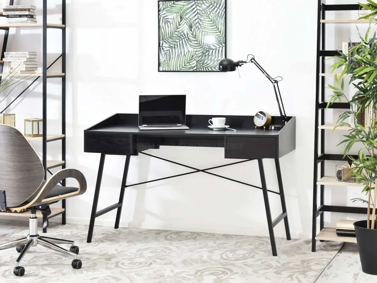 Дизайнский стол, металлические ножки, большая стол, черные ящики eslov - фото 4 - id-p2107606305