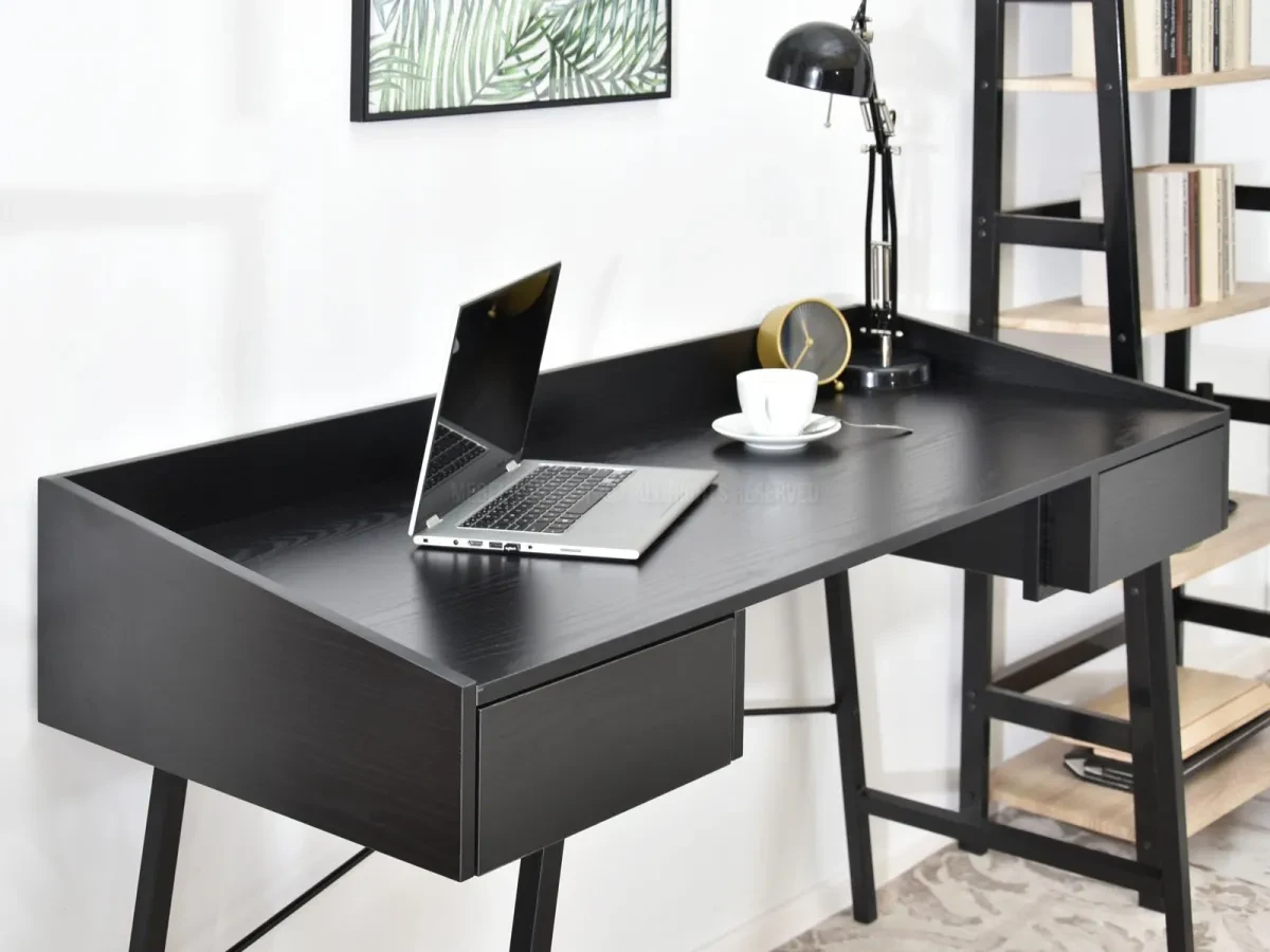 Дизайнский стол, металлические ножки, большая стол, черные ящики eslov - фото 5 - id-p2107606305