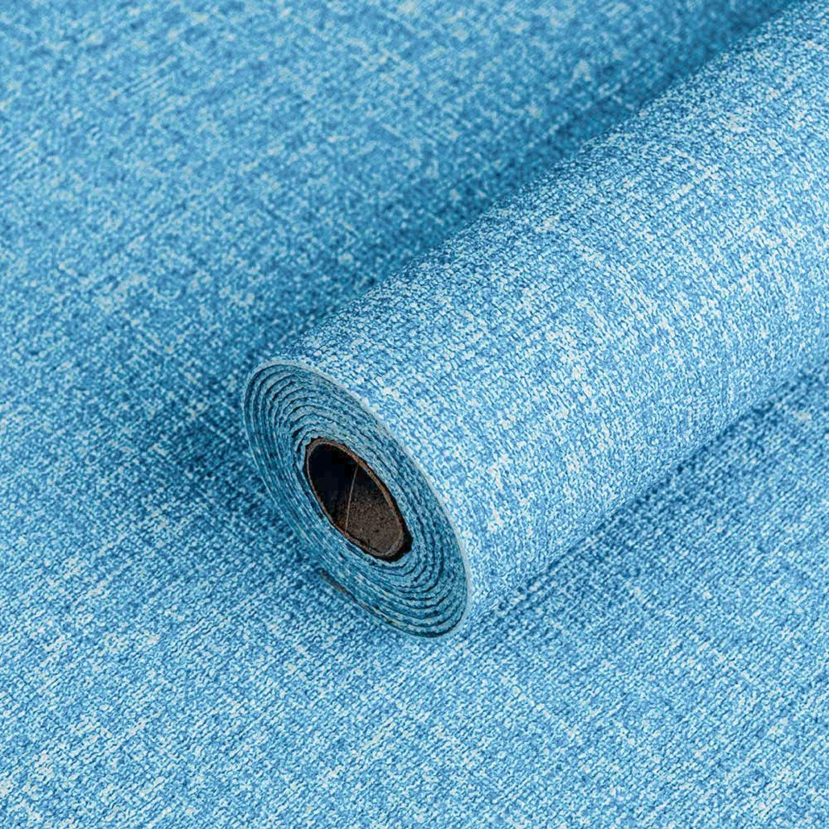 Самоклеючі шпалери 2800х500х1,5мм Блакитний з білим YM-03 BLUE WHITE SW-00001326