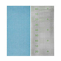 Самоклеючі шпалери 2800х500х1,5мм Блакитний з білим YM-03 BLUE WHITE SW-00001326, фото 3