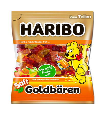 Haribo Saft-Goldenbaren 160g 1/40