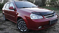 Дефлектор капота (мухобойка) Chevrolet Lacetti 2003+ седан/універсал (VIP)