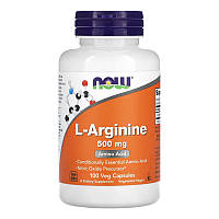 Аргинин NOW L-Arginine 500 mg (100 вега-капс)