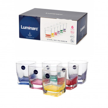 Набір склянок низьких Sterling Rainbow 300мл 6шт Luminarc N0780