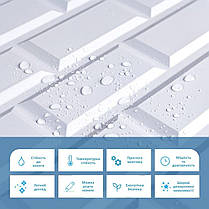 Декоративна ПВХ панель 960х480х4мм Біла клінкерна цегла SW-00001431, фото 4