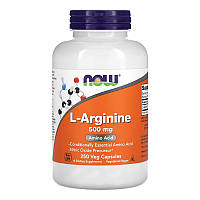 Аргинин NOW L-Arginine 500 mg (250 вега-капс)