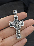 Срібний хрестик з Архангелом Михайлом, фото 3