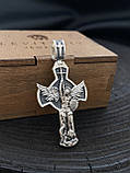 Срібний хрестик з Архангелом Михайлом, фото 2